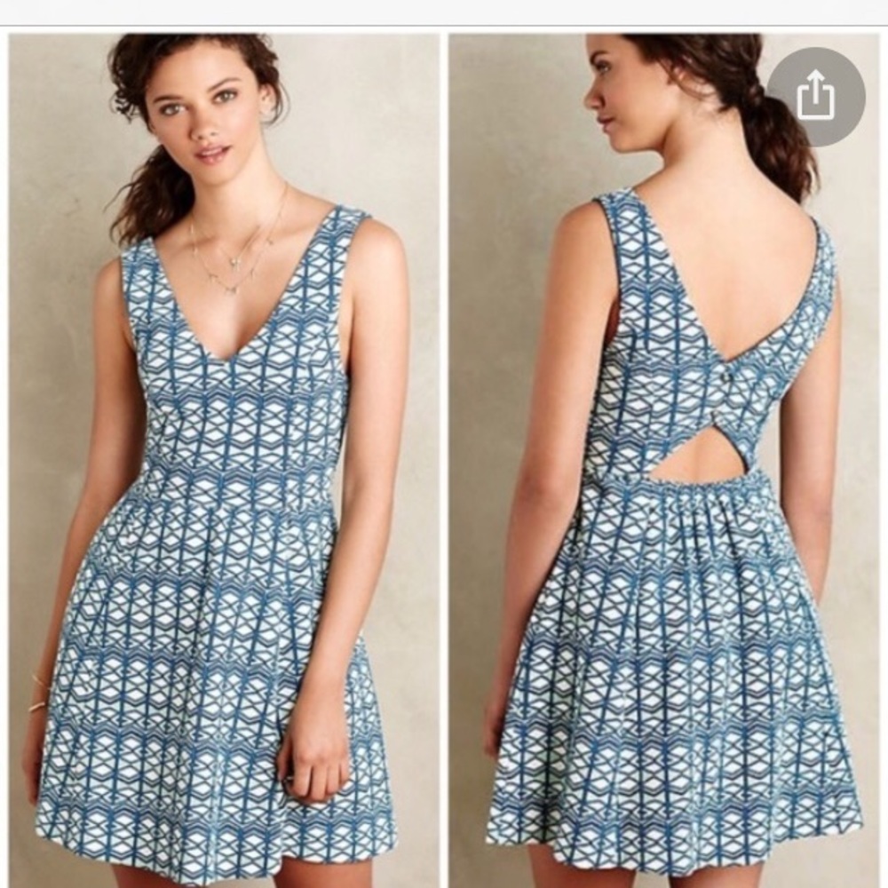 Anthropologie Maeve Cutout Dress